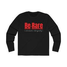Load image into Gallery viewer, Men&#39;s &quot;BeRare&quot; Long Sleeve Crew Tee
