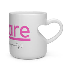 Load image into Gallery viewer, &quot;berare&quot; Heart Shape Mug
